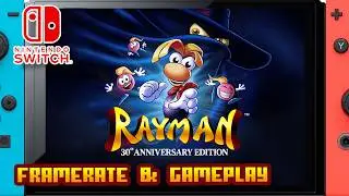 Rayman: 30th Anniversary Edition - (Nintendo Switch 1) - Framerate & Gameplay - 4K