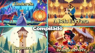 Histórias De Princesas- Compilado De Contos Encantados - Desenhos Para Crianças