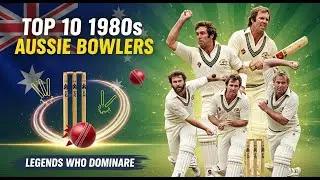 Top 10 Bowlers of Australian cricket team in 1980s | Past2Present | Then vs Now