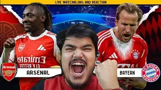 Arsenal vs Bayern M&uuml;nchen LIVE 🔴 | UCL Watchalong & Reaction | Pratz | Road to 10K Subs