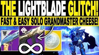 New GRANDMASTER GLITCH! Solo THE LIGHTBLADE Nightfall, Easy Loot Farm! Destiny 2 Season Of Plunder