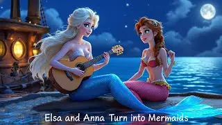 Elsa and Anna's Magical Mermaid Lullaby 🌊 | Soothing Bedtime Song for Kids