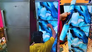Home use How to Old fridge 😍stickering work full video தமிழ் 2025 💥