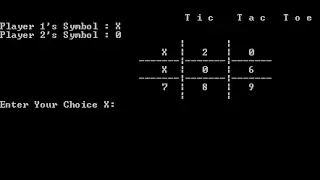 Tic Tac Toe using c