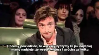 Top Gear S16e04 Życzenia powrotu do zdrowia dla Roberta Kubicy