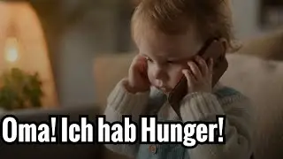 Oma, komm schnell! Ich habe Hunger 