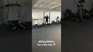 400kg/880lbs yoke #gym #powerlifting #strongman #gymmotivation #lifting #power #yoke #weightlifting