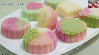 Cách làm Bánh Dẻo Trung Thu Không cần Bột Bánh dẻo, Không cần Khuôn, Bánh Dẻo từ Bột Nếp Vanh Khuyen