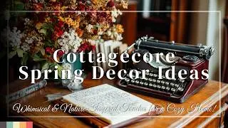 Cottagecore Spring Decor Ideas: Whimsical & Nature-Inspired Touches for a Cozy Home!