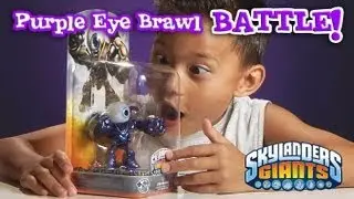 RARE Metallic PURPLE EYE BRAWL Review & Battle Mode vs. GLITTER HOT HEAD!