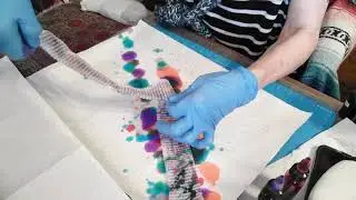 ALCOHOL INK TEMPORAY CAST CAMOUFLAGE