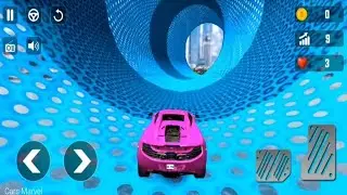 ramp car game | Cars Marvel | Ramp car stunts | colorful cars gaming | color car game | level 5 to10