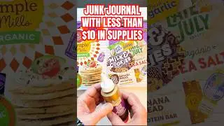 CHEAP Junk Journal with FREE stuff & Supplies Under $10!  #junkjournal #junkjournaling