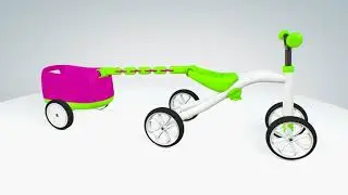 Chillafish Quadie and Trailie Balance Bike