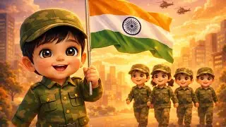 Nanha Munna Rahi Hoon | Republic Day Special | Popular Indian Patriotic Hindi song | Depto Kids