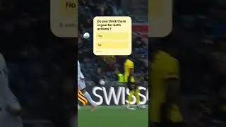 Do you think there is goal for both actions ? #questionsfootball #footballshorts #fclugano #bscyb