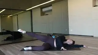 Pilates leg circles - side lying series