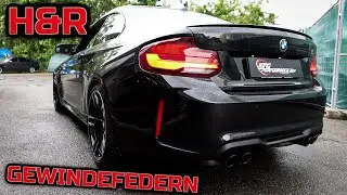 H&R Gewindefedern passend für BMW M2 Competition F87 | Unterschied zu KW #HRsprings #HRspezialfedern