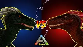 【検証】 アルファユタラプトルはラプトル何体分？ アルファラプトル vs ラプトル【ARK バトル】（ARK Battle）
