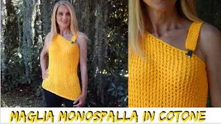 MAGLIA MONOSPALLA IN COTONE -  NUNZIA VALENTI