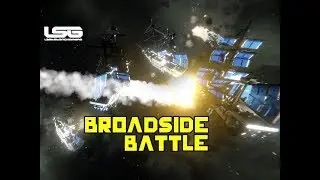 Broadside Pirate Ship Mega Battle - Space Engineers