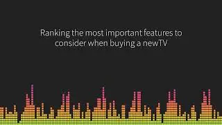 Ranking the most important features to consider when buying a new TV