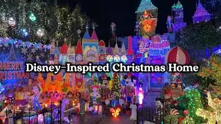 This Christmas Home in Burbank Brings Disney&rsquo;s &ldquo;It&rsquo;s a Small World&rdquo; to Life ✨🎄