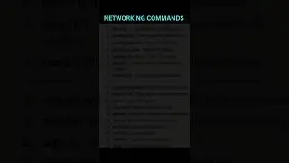 🧠 Most Powerful Networking Commands Explained! #networking #commands #coding #ytshorts #ytknowledge