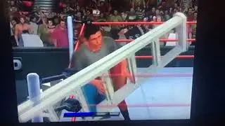WWE SmackDown vs. Raw 2011 - Stuck In A Ladder Glitch (PS2)