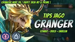 CARA MAIN GRANGER NERF 3X ! BUILD & EMBLEM GRANGER TERSAKIT 2026 ! | GRANGER GOLD LANE GAMEPLAY