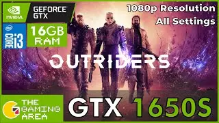 OUTRIDERS DEMO On GTX 1650 Super | All Settings