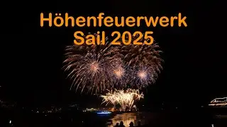 Bremerhaven Sail 2025 | Großfeuerwerk | 4K
