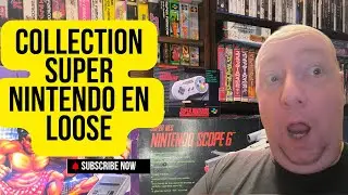 Pr&eacute;sentation Collection Jeux en Loose Super Nintendo