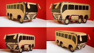 Создайте свой собственный потрясающий картонный автобус!
