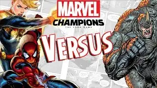 MARVEL Champions. PARTIDA contra RINO. El juego de cartas [español]