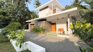 A modern house at a low cost 🏠🏡 HOME TOUR MALAYALAM | KERALA STYLE HOME