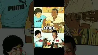 Pele plays guitar for Maradona 😘🥺