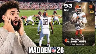 99 SPEED SHEDEUR SANDERS &mdash; ЛУЧШАЯ КАРТА, КОТОРУЮ Я КОГДА-ЛИБО ИСПОЛЬЗОВАЛ В MADDEN ULTIMATE TEAM!