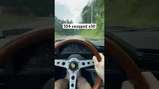 This thing absolutely rips !!! #e30 #s54 #automobile #e30m3 #car #builtnotbought #automobile #drift