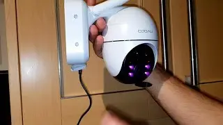 COOAU Solar CCTV Battery Camera Unboxing And Setup