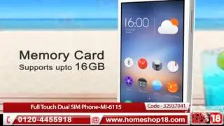 Spice MI-6115 - 4.7 inch (11.93cm) Full Touch Dual SIM Smart Phone