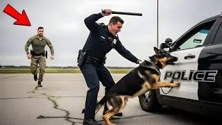 A Brutal Cop Chained and Beat a German Shepherd &mdash; Until a Navy SEAL Stepped In