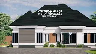 Luxury 3 Bedroom Country Home Architectural design animation by coreHygge