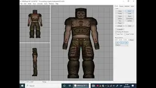 MilkShape 3D tutorial : 3d modeling origami style (part 4) (basic character)