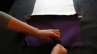 KiLovesVintage American Apparel Inspired Faux Leather Clutch Sewing Tutorial