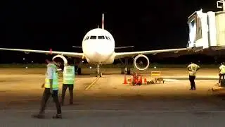 Traffic Hand giving  direction to the Pilot. #traffic #airport #airdrop