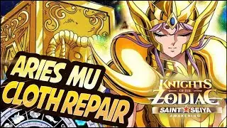 Mu de Aries! CLOTH REPAIR QUE EU MAIS ESPERAVA | Saint Seiya Awakening