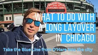 What to see in Chicago if you have a long layover.  Great public transit in this city!