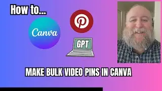 How to Make Bulk Video Pins in Canva FAST | Save Time on Pinterest Marketing