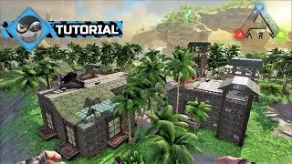 Ark: Crystal Isles - How to build a Base - Hatchery & Dino Pen (No Mods)
